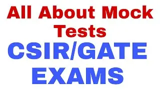 CSIR NET/GATE FREE MOCK TESTS | Links Given in The Description Box Below | Enroll Now