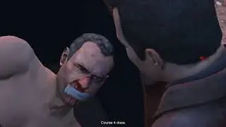 The Third Way Final Cutscene while WANTED   GTA V