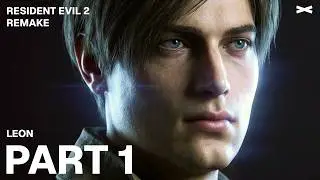 Resident Evil 2 Remake Leon (Part 1) - Walktrhough Gameplay - INTRO RACOON CITY
