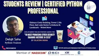 Student Review | Debjit Saha | Python Programming - Indian Cyber Security Solutions