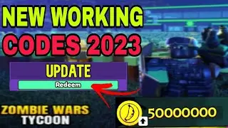 Finally New!!! New Updated Zombie Wars Tycoon Roblox Codes | Zombie Wars Tycoon Codes | Ricky Gaming