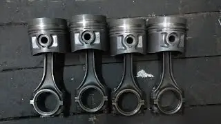 UazTech: Assembly of the om616 engine, PART 2 - Connecting Rod and Piston Group