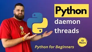 What are daemon threads in Python?