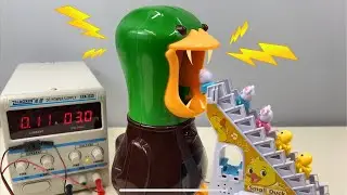 I applied high voltage to kids toys (DANGEROUS) Hello Kitty #16