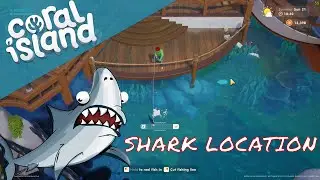 Great White Shark Location - Coral Island