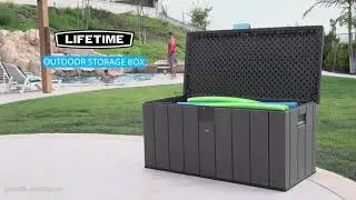 Пластиковый сундук Lifetime WoodLook 60215