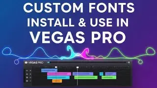 How to Install & Use Custom Fonts in Vegas Pro | Easy Font Setup | Tutorial in Hindi | FREE