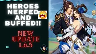 Nerfed and buffed Heroed !! New update 1.6.5 Mythic Heroes 