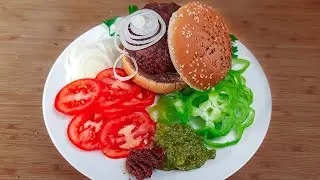 Бургер с начинкой из артишока