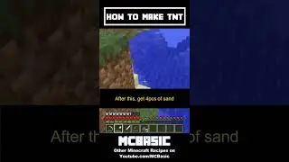 Minecraft: How to Make TNT #shorts #minecraft #minecraftshorts