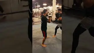 After watching #creed Learning the basics 🔥🔥#boxing