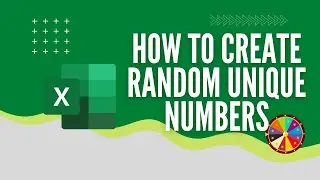 How To Create Random Unique Numbers In Excel