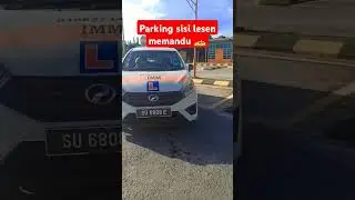 belajar memandu parking sisi #shorts