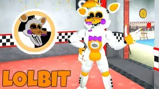 Becoming The Revamped Lolbit Gamepass in Roblox Fredbear's Mega Roleplay
