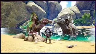 Ark Elemental Day #14 Taming Shiny Spino's and a Fen moth