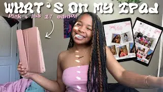 WHAT’S ON MY PINK IPAD 9TH GENERATION *content creator + student*| apps, live wallpaper, accessories