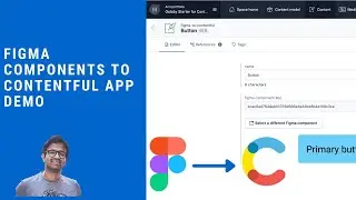 Figma components to Contentful app demo
