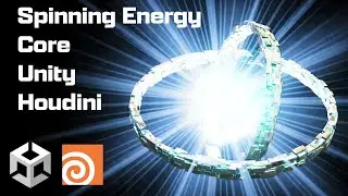 Spinning Energy Core Unity Houdini