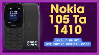 Nokia 105 Ta 1410 IMEI Repair invalid Sim fix