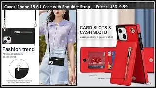iPhone 15 6 1 2023 Compatible Smartphone Case iPhone 15  Shoulder Strap Shoulder Strap iPhone 15
