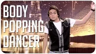 Talented body popping dancer on Arab's Got Talent #HD