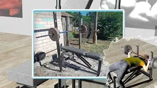 Скамья для жима лежа - своими руками| Подробное описание