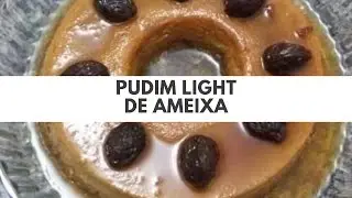Pudim Fit ameixa e yogurt
