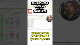 Investir 100€ par semaine sur le SP500 ça fait quoi ?
