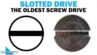 The Slotted Drive - Types of Screw Drive Styles | Fasteners 101