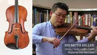 Helmuth Keller viola 1976 / Che-Yen Chen / at the Metzler Violin Shop
