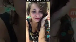 Russian cute girl live dance with a lot of fun.