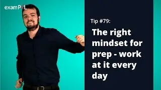 GRE tip #79: The right mindset for prep - work at it every day