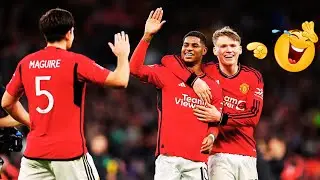 Fan reacts to Manchester united win vs Liverpool.