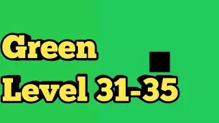 Green Level 31 32 33 34 35 Green Puzzle Game|Bart Bonte Game Walkthrough
