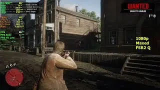 Red Dead Redemption 2 (AFMF2 Max Settings 1080p) Ryzen 7800x3d | RX 7900 GRE