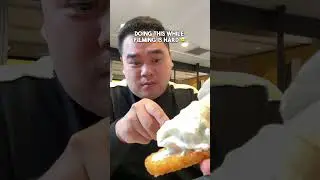 McDonald’s Maccas Hack! Hash Browns Soft Serve Sanga! Yum yum!