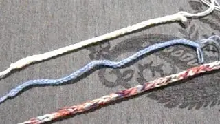 КАК ЛЕГКО СВЯЗАТЬ ШНУР КРЮЧКОМ / Вязание для начинающих / Шнур на двух петлях