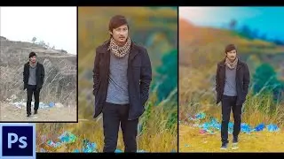 Photoshop Tutorial : background edit and color effects