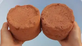Red sand shapes&balls water crumbling ❤️