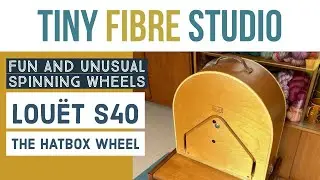 Louet S40 Hatbox Spinning Wheel