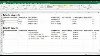 Esporta prezzi e quantità dal tuo progetto Tilelook su file Excel