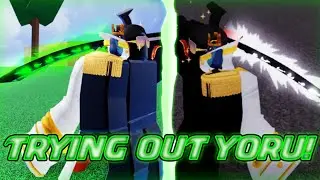 Trying out dark blade for the first time ! - Blox Fruits