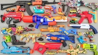 Collecting 7 Sniper Rifles And AK 47 Captain America M416 Light Gun Glock Pistol Magnum Revolver M16