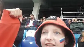 я на футболе