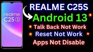 No Talkback-Realme C25s/C25 Frp Bypass Android 13 | All Realme Phone Frp Bypass Without PC