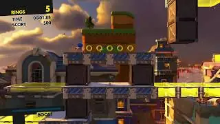 Sonic Forces - Vanish Panel 1 [Secret] Speedrun (0:33:78)