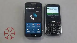 Mobile phone teXet Incoming call