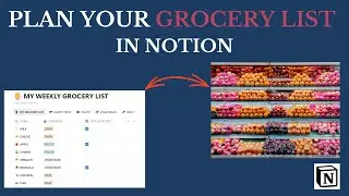 How to Create a Grocery List in Notion Step by Step Tutorial