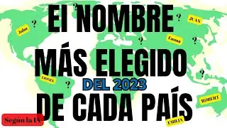 Según la IA: El nombre más elegido del 2023 #random #geografia #datoscuriosos #maps #geography