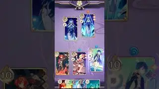 Hydro Mirror Maiden Dynamic Animated Genshin TCG Card 